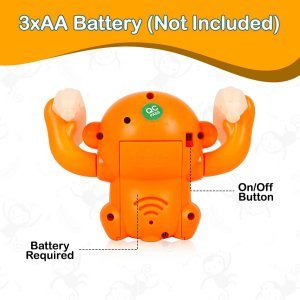 Monkey Toy with Musical, Dancing,Spinning,Rolling Toy