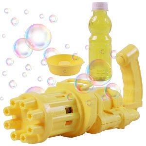 8 Hole Electric Bubbles Gun Gatling Bubble Machine Toy