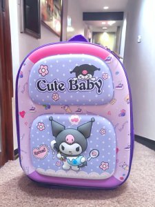 3d Cartoon Print Bagpack for girls