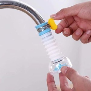 Anti Splash Water Saving Movable Sink Faucet Expandable Water Tap Filter Shower Head Rotatable Nozzle Adapter Tap