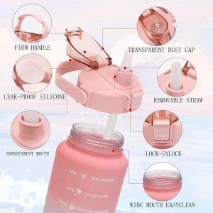 Motivational Water Bottle 3 pcs set