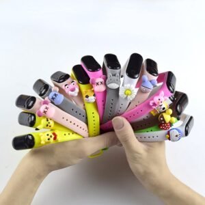 7053 Silicone Smart Digital Creative Design LED Band with Cartoon Bracelet Watch kids