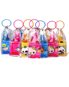 Stationary Set Pack of 6 (Includes Pencil Box case,Eraser,Pencil, Sharpener) (Multicolor)