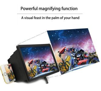 Mobile Phone 3D Screen Magnifier Stand 3D Video Screen Amplifier Eyes Protection Enlarged Expander for All Smartphone Device
