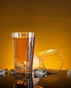 Propel Line Design Plastic Water Glass Perfect for Home, Restaurants and Parties Set of 6 pcs