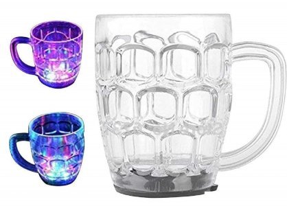 Rainbow Colour Cup , LED Sparkling Light for Kids