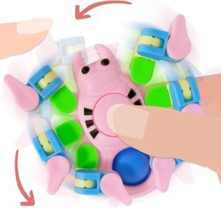 (6 pcs) Fidget Spinners, Transformable Chain Spider Fingertip Toy, Gyro Fidget Sensory Toys, Stress Relief Fidget Toy for Kids Adult