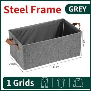 Foldable Cloth Basket for Storage 26 liter