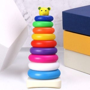 Teddy Ring Toy, 9 Rings