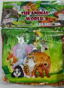The Animal World 6 pcs Plastic Animal Set learning Toys (Multicolor)