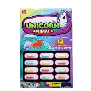 Different Shape Magic Foam Mix Animal Capsules Creatures Grow in Water Soft Perfect Activity for Kids