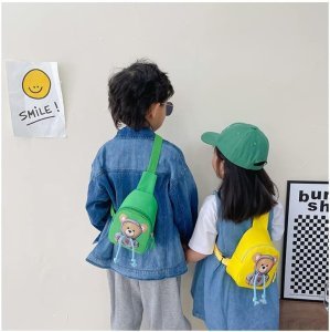 Cartoon Print Colourful Crossbody Sling Bags for Kids
