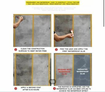 Transparent Waterproof Glue 300g with Brush