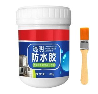 Transparent Waterproof Glue 300g with Brush