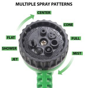 7 Mode High Pressure Water Spray Gun with Hose Nozzle for Gardening, Car Bike Washing & Watering Plants with Perfect Water Spray & Flow Control