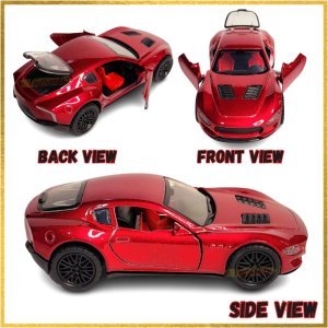 Metal Imported Car Unbreakable Push Back Door Open Car for kids