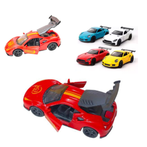 Metal Imported Car Unbreakable Push Back Door Open Car for kids