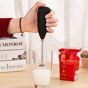 HONGXIZ Electric Wireless Portable Handheld Foam Maker Hand Blender Milk Wand Mixer Frother for Coffee, Juice, Cafe Latte, Espresso, Cappuccino, Lassi